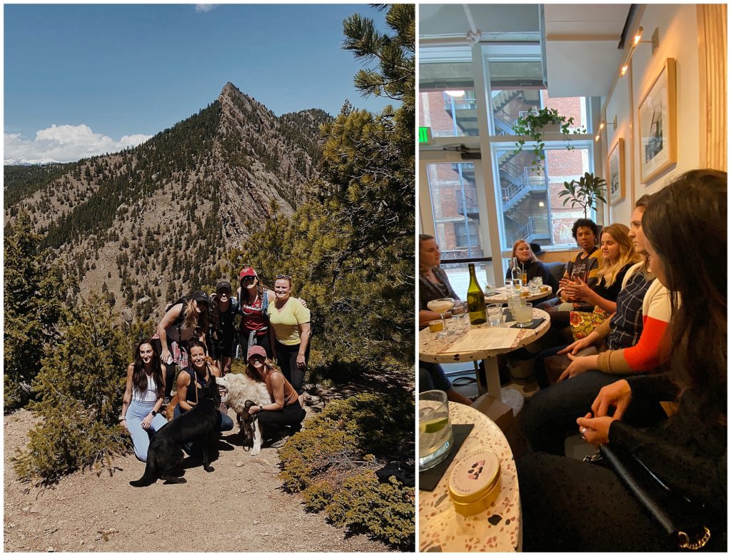 Collage-of-denver-ladies-in-business-hiking-and-networking